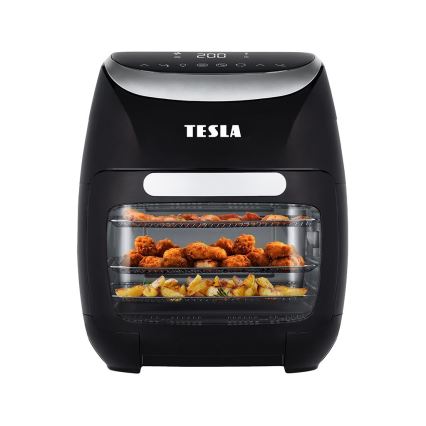 TESLA Electronics AirCook - Multifunktionell digital varmluftsfritös 11 l 2000W/230V