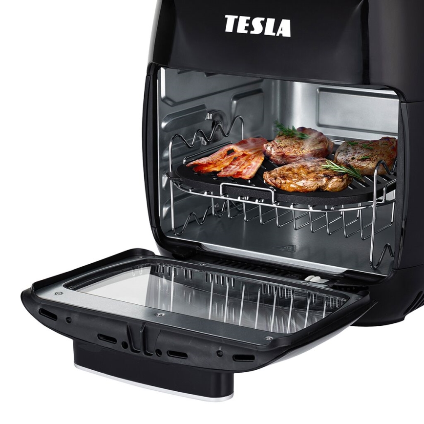 TESLA Electronics AirCook - Multifunktionell digital varmluftsfritös 11 l 2000W/230V