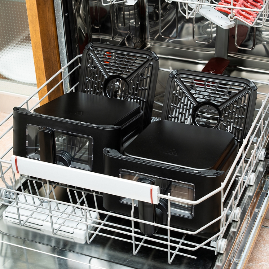 TESLA Electronics AirCook - Multifunktionell digital varmluftsfritös 11 l 2800W/230V svart