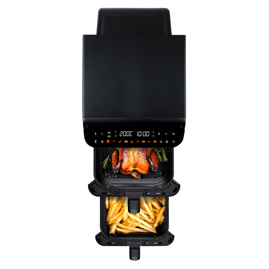 TESLA Electronics AirCook - Multifunktionell digital varmluftsfritös 11 l 2800W/230V svart