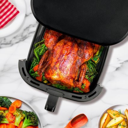 TESLA Electronics AirCook - Multifunktionell digital varmluftsfritös 7 l 1600W/230V