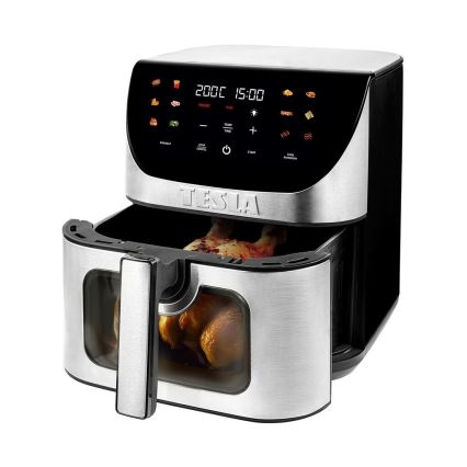 TESLA Electronics AirCook - Smart multifunktionell digital varmluftsfritös 9 l 1700W/230V Wi-Fi