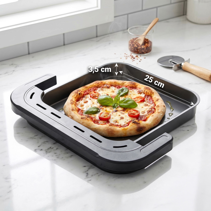 TESLA Electronics AirCook - Varmluftsfritös med tre zoner 14,5 l 2800W/230V svart