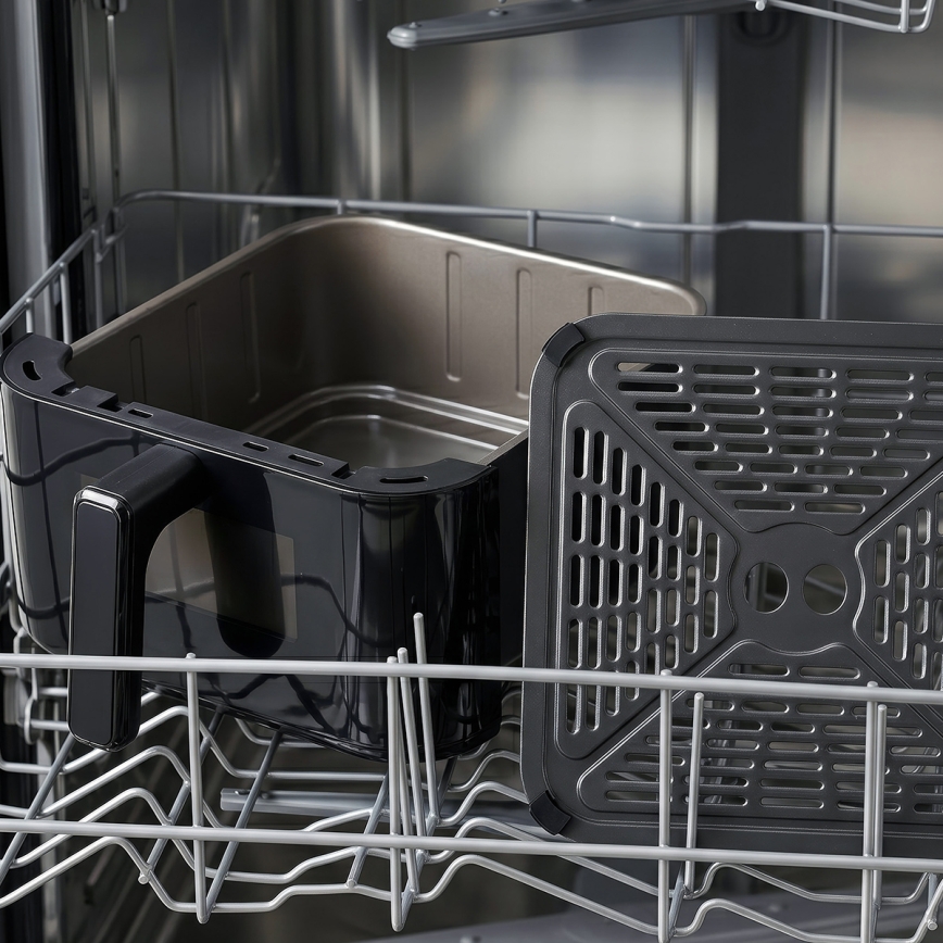 TESLA Electronics AirCook - Varmluftsfritös med tre zoner 14,5 l 2800W/230V svart