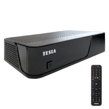 TESLA Electronics - DVB-T2 H.265 (HEVC) Mottagare with HbbTV 12V + fjärrkontroll