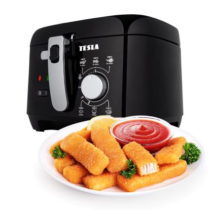 TESLA Electronics EasyCook - Fritös för olja 2,5 l 1800W/230V