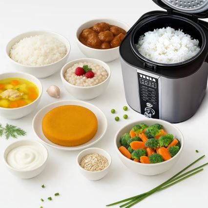 TESLA Electronics MultiCook - Multifunktionell riskokare 2,1 l 400W/230V