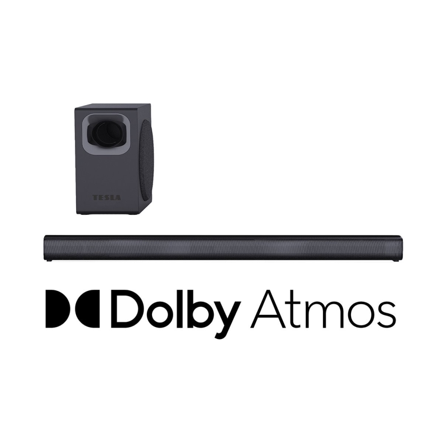 TESLA Electronics PrimeSound - Dolby Atmos soundbar 2.1 250W/230V + fjärrkontroll