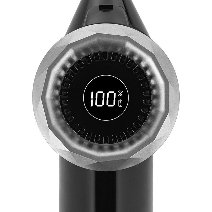 TESLA Electronics PureStar - 2-i-1 Handhållen Stavmopp 150W/2200 mAh 22,2V svart