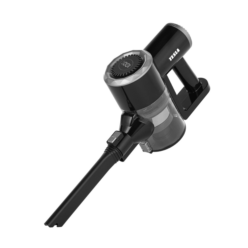TESLA Electronics PureStar - 2-i-1 Handhållen Stavmopp 150W/2200 mAh 22,2V svart