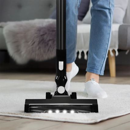 TESLA Electronics PureStar - Flexibel trådlös stavdammsugare 2-i-1 150W/2200 mAh svart