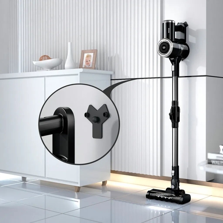 TESLA Electronics PureStar - Flexibel trådlös stavdammsugare 2-i-1 150W/2200 mAh svart