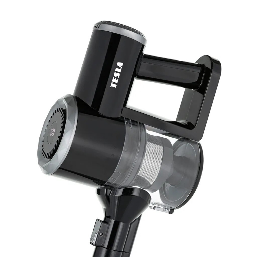 TESLA Electronics PureStar - Flexibel trådlös stavdammsugare 2-i-1 150W/2200 mAh svart