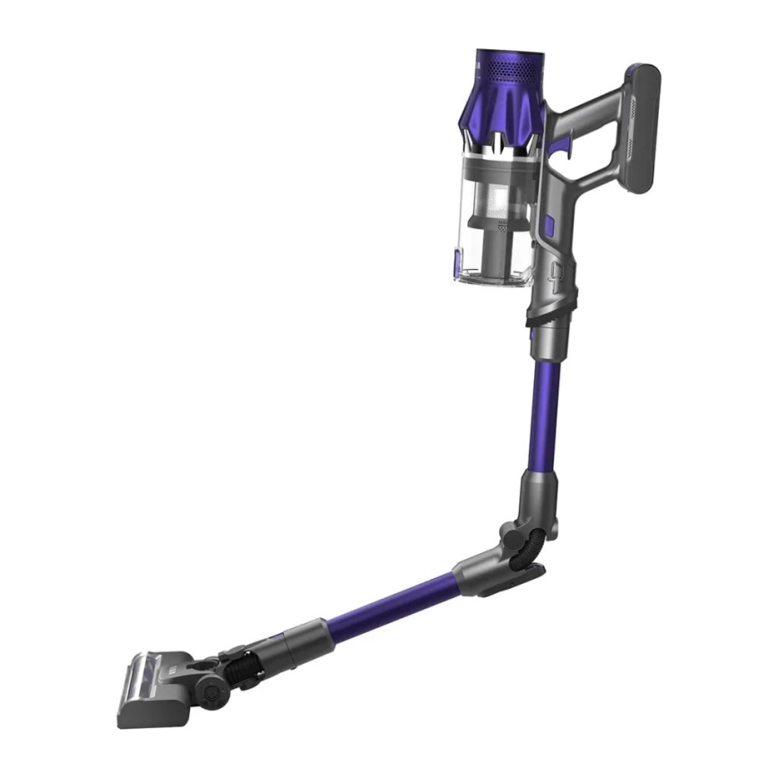 TESLA Electronics PureStar - Flexibel trådlös stavdammsugare 2-i-1 250W/2200 mAh grå/lila