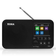 TESLA Electronics - Radio DAB+ FM 5W/1800 mAh svart