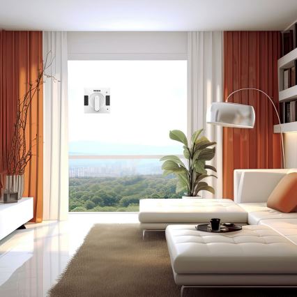 TESLA Electronics RoboStar - Smart fönsterputsare med dubbla vattenstrålar 72W/230V/500 mAh Wi-Fi + fjärrkontroll