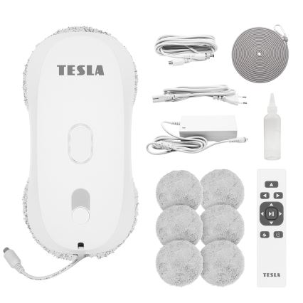 TESLA Electronics RoboStar - Fönstertvätt med vattenspray, 72 W/230 V/500 mAh + fjärrkontroll