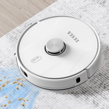 TESLA Electronics RoboStar - Smart robotdammsugare 2-i-1 2600 mAh Wi-Fi vit