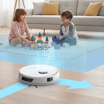 TESLA Electronics RoboStar - Smart robotdammsugare 3-i-1 3200 mAh Wi-Fi vit