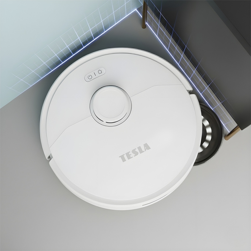 TESLA Electronics RoboStar - Smart robotdammsugare 3-i-1 5200 mAh Wi-Fi vit