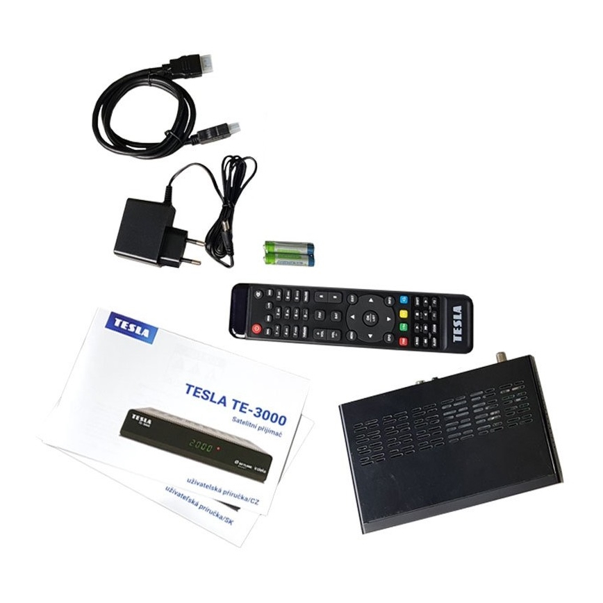 TESLA Electronics - Satellitmottagare 2xAAA + fjärrkontroll