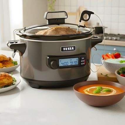 TESLA Electronics SlowCook - Långkokare 5,6 l 290W/230V