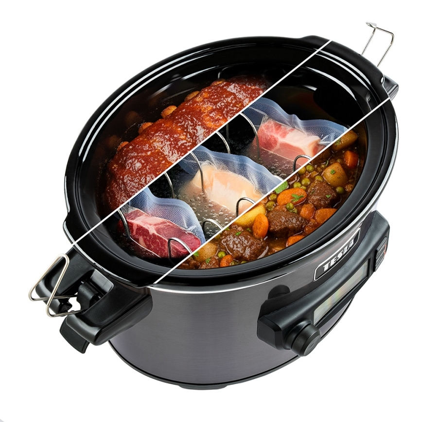 TESLA Electronics SlowCook - Långkokare 5,6 l 290W/230V