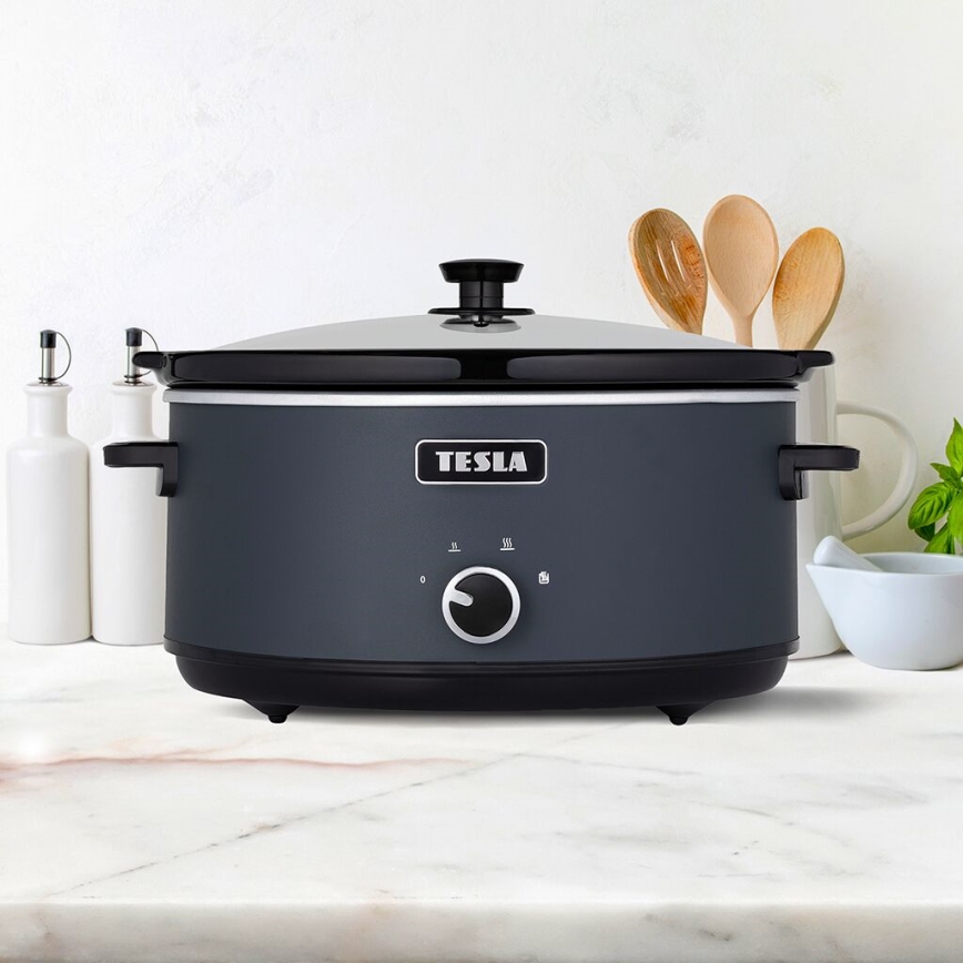 TESLA Electronics SlowCook - Långkokare 6,5 l 270W/230V