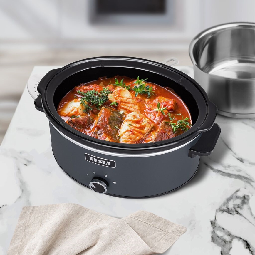 TESLA Electronics SlowCook - Långkokare 6,5 l 270W/230V