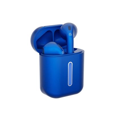 TESLA Electronics - Trådlösa hörlurar 300 mAh + 2x 25 mAh IPX4 blå