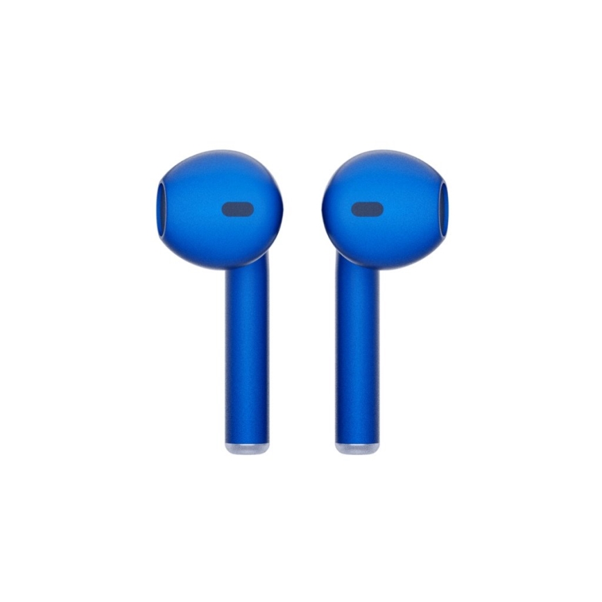 TESLA Electronics - Trådlösa hörlurar 300 mAh + 2x 25 mAh IPX4 blå