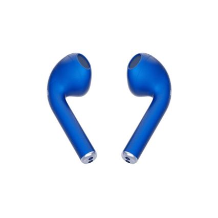 TESLA Electronics - Trådlösa hörlurar 300 mAh + 2x 25 mAh IPX4 blå