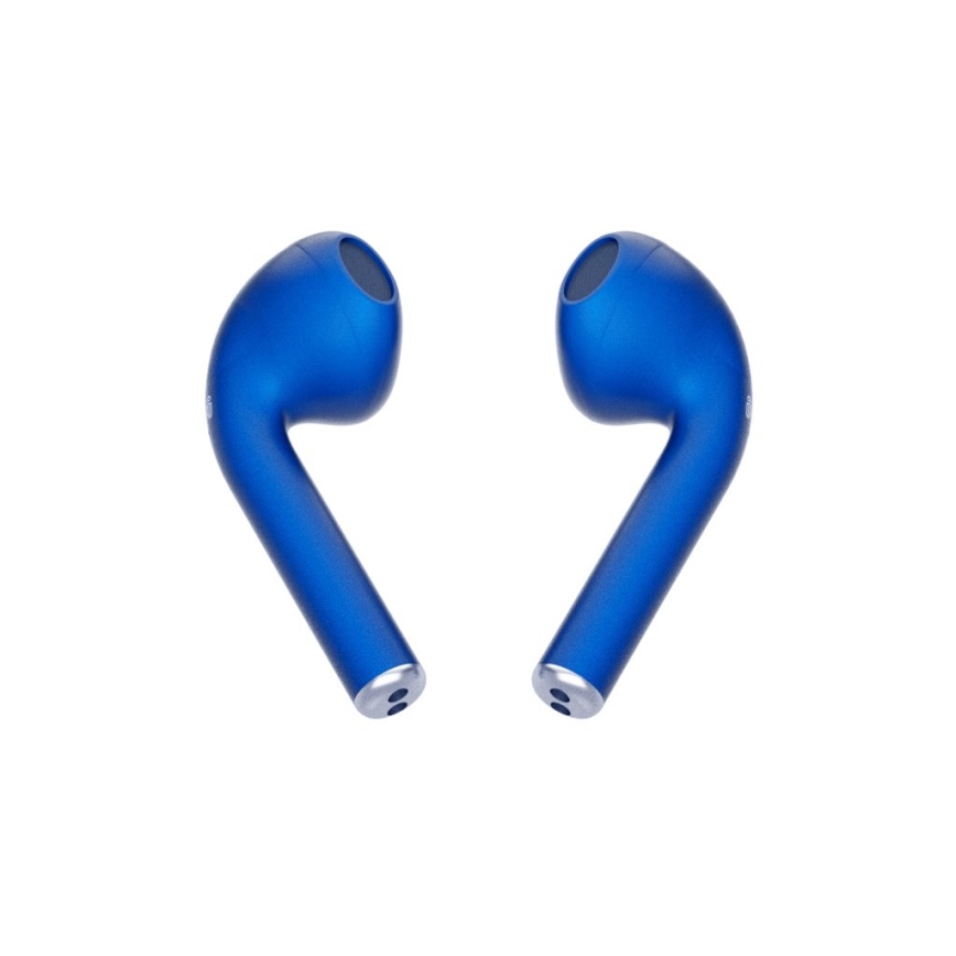 TESLA Electronics - Trådlösa hörlurar 300 mAh + 2x 25 mAh IPX4 blå