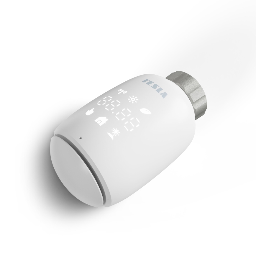 TESLA Smart - SET med 3x smart trådlös termostatventil 2xAA + smart Zigbee Wi-Fi gateway Hub