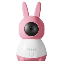 TESLA Smart - Smart kamera 360 Baby Full HD 1080p 5V Wi-Fi rosa