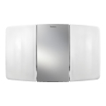 theben - LED-väggstrålkastare 2xLED/10W/230V silverfärgad IP55