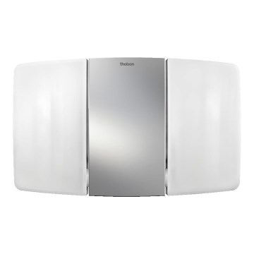theben - LED-väggstrålkastare 2xLED/10W/230V silverfärgad IP55