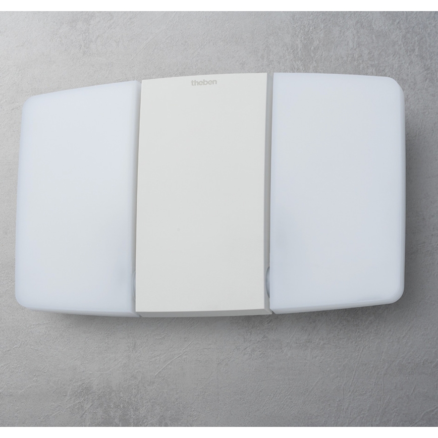 theben - LED-väggstrålkastare 2xLED/10W/230V, vit, IP55