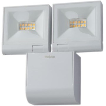 theben - LED-väggstrålkastare 2xLED/10W/230V vit IP55