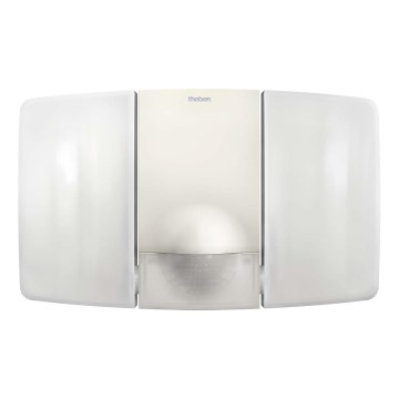 theben - LED väggstrålkastare med sensor 2xLED/10W/230V vit IP55