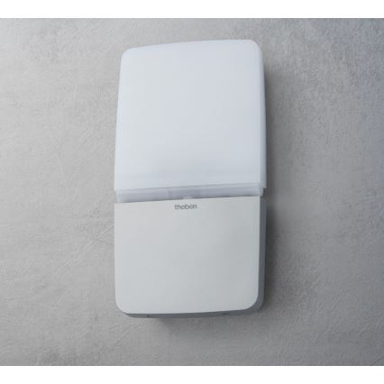 theben - väggmonterad LED-strålkastare LED/11W/230V silver IP55