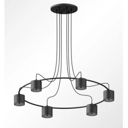 Thoro TH.020 - Hängande Ljuskrona TOLJA 6xGU10/40W/230V