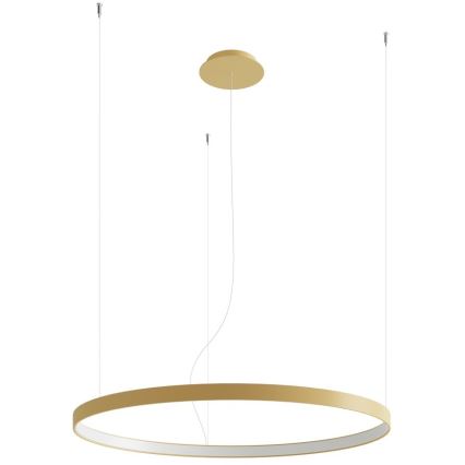 Thoro TH.174 - LED ljuskrona med textilsladd RIO LED/50W/230V CRI 90 3000K diameter 78 cm guld