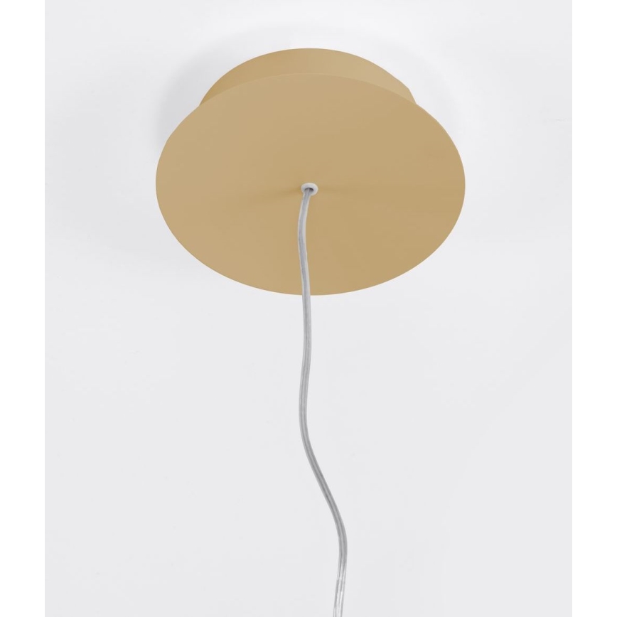 Thoro TH.174 - LED ljuskrona med textilsladd RIO LED/50W/230V CRI 90 3000K diameter 78 cm guld