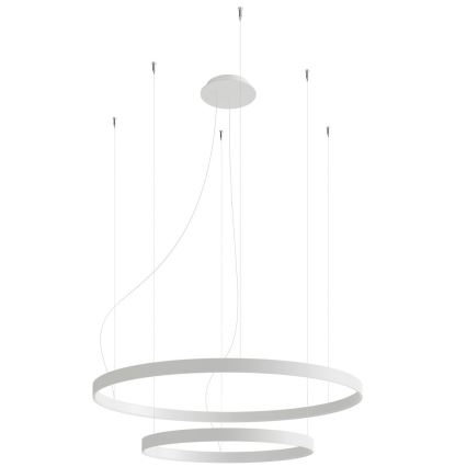 Thoro TH.176 - LED ljuskrona med textilsladd RIO LED/80W/230V CRI 90 3000K vit