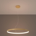 Thoro TH.216 - LED ljuskrona med textilsladd RIO LED/30W/230V CRI 90 3000K diameter 55 cm guld