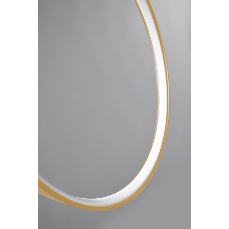 Thoro TH.221 - LED ljuskrona med textilsladd RIO LED/30W/230V CRI 95 4000K diameter 55 cm guld