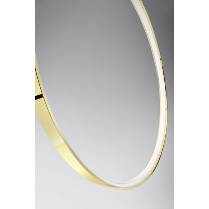 Thoro TH.248 - LED ljuskrona med textilsladd RIO LED/50W/230V CRI 90 3000K diameter 78 cm guld