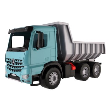 Tippbil Mercedes GIGA TRUCKS 65 cm blå/grå