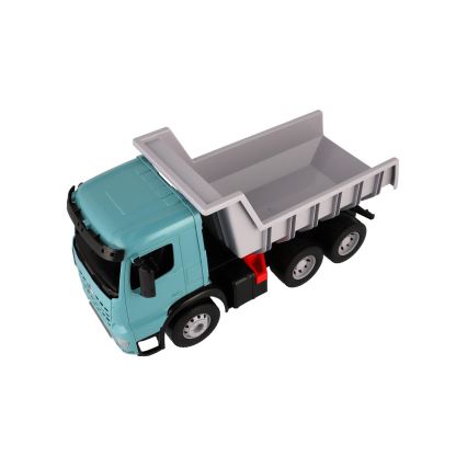 Tippbil Mercedes GIGA TRUCKS 65 cm blå/grå
